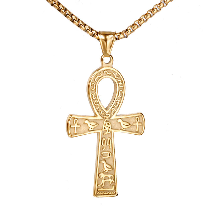 Cross Necklace Stainless Steel Pendant Necklace