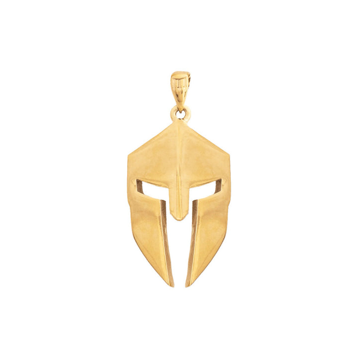 Classic Minimalist Hero Of Sparta Mask Pendant Necklace Man's Stainless Steel Necklace Titanium Steel Ornament