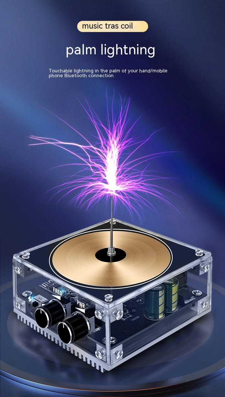 Music Tesla Coil Hand-touching Lightning Bluetooth In Palm