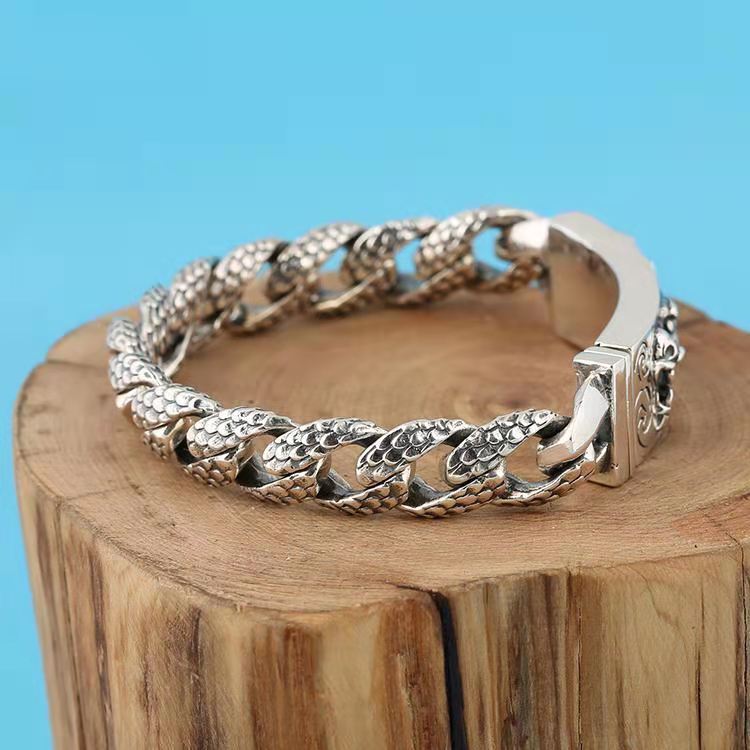 Personality Domineering Dragon Pattern Men Bracelet