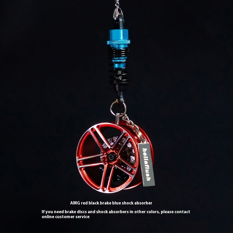 Wheel Hub Car Pendant Pendant Ornament Key Hanger