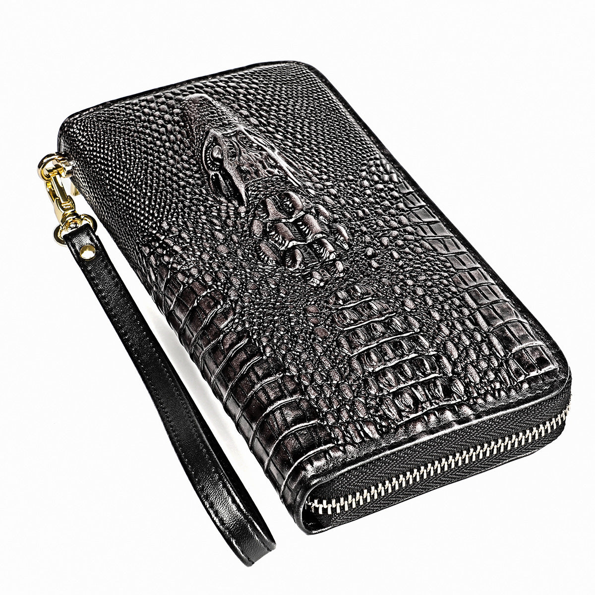 Long Men's Large-capacity Leather Wallet