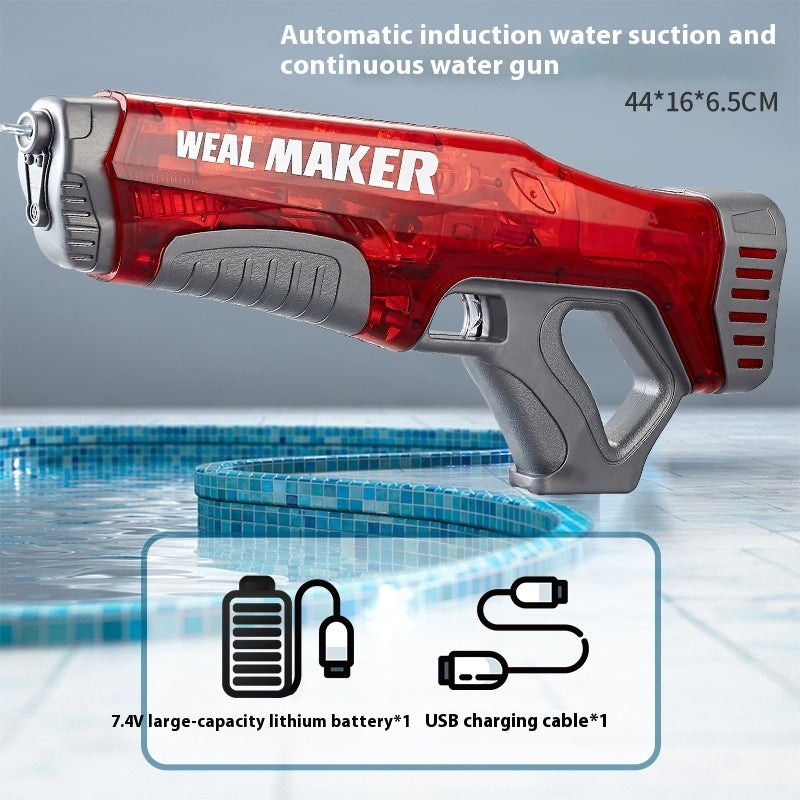 Dinosaur Electric Water Gun Waterproof Automatic Water-absorbing Water-playing Toy