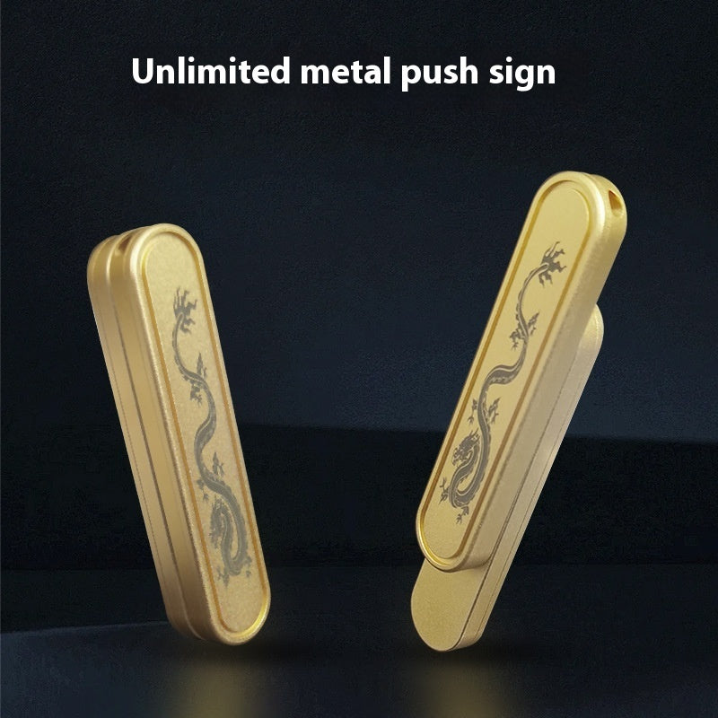 Magnetic Mechanical Rhythm Snap Coin Ding Ding Brand Fingertip Tuo EDC Decompression Toy