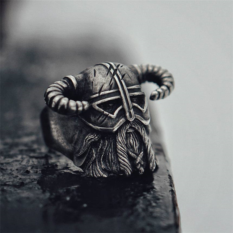 Nordic Viking Gladiator Vintage Indian Ring