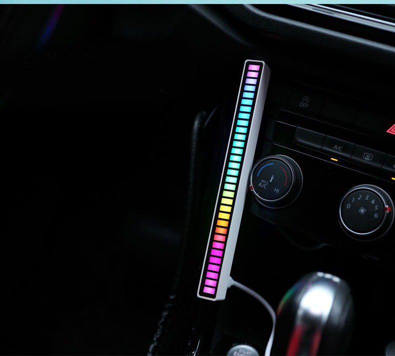 RGB Voice-activated Music Rhythm Pickup Light