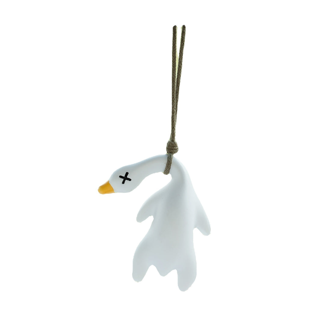 Rear-view Mirror Pendant Decorated With Roast Duck