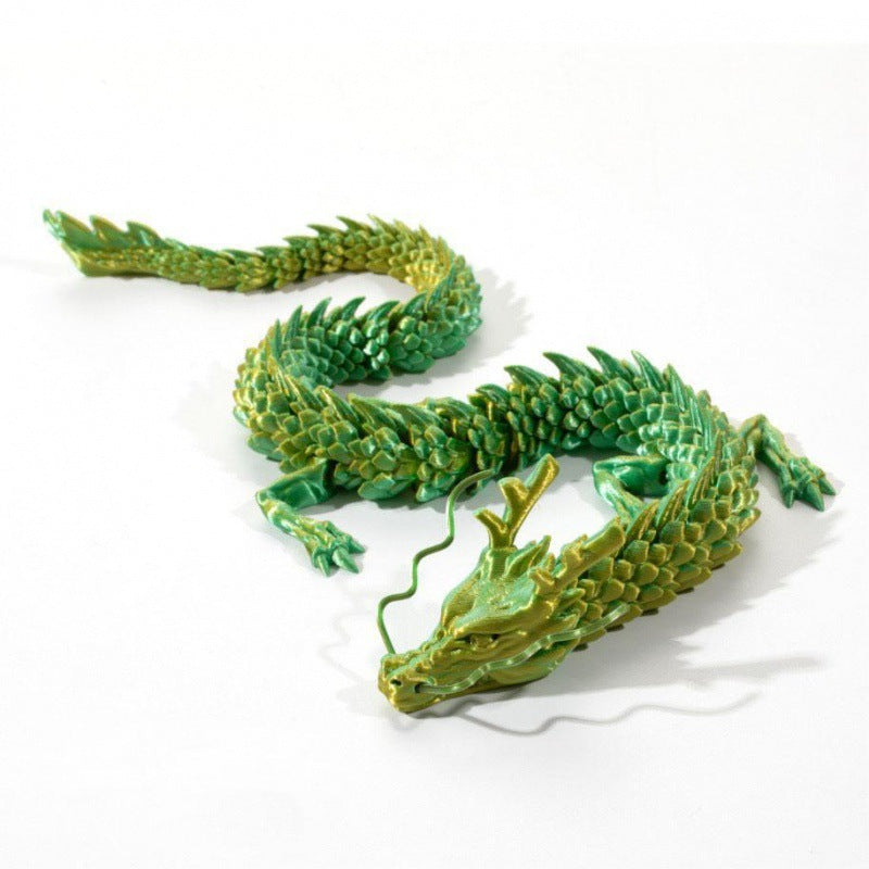 Chinese Dragon Gift 3D Printing Creative Hand-made Car Decoration