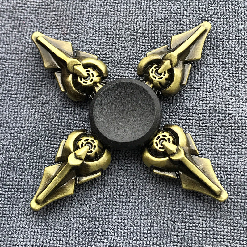 Bronze Alloy Fingertip Gyro Relieving Spinning Top Rotating Hand Spinner