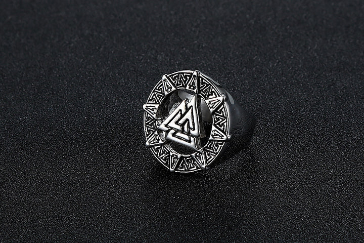 Viking warrior men's ring