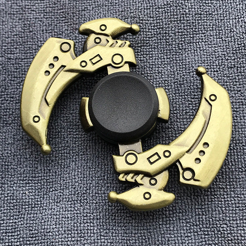 Bronze Alloy Fingertip Gyro Relieving Spinning Top Rotating Hand Spinner