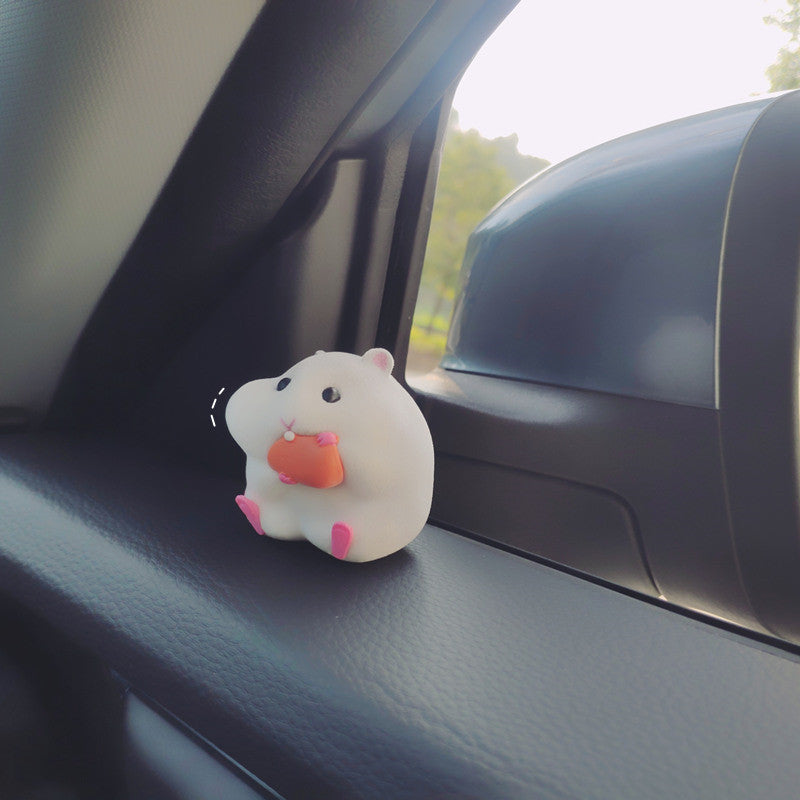 Center Console Cute Doll Car Accessories