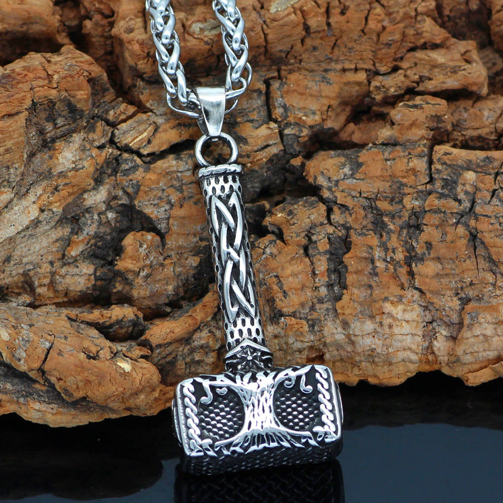 Stylish Stainless Steel Pendant Necklace