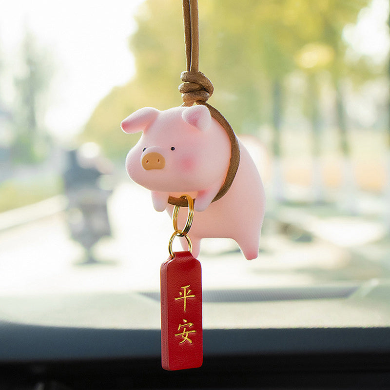 Car Accessories Cute Piggy Car Pendant