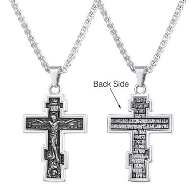 Cross Jesus Pendant Necklace