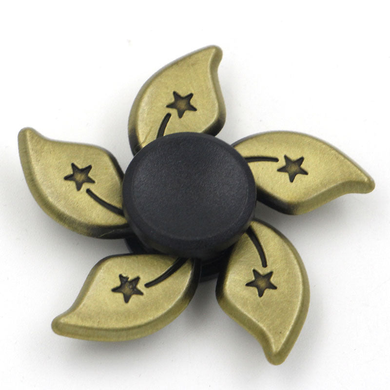 Bronze Chicken King Fingertips Spinner Around Game Toys