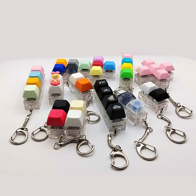 Two-key Four-key Combination Decompression Toy Fingertip Keychain