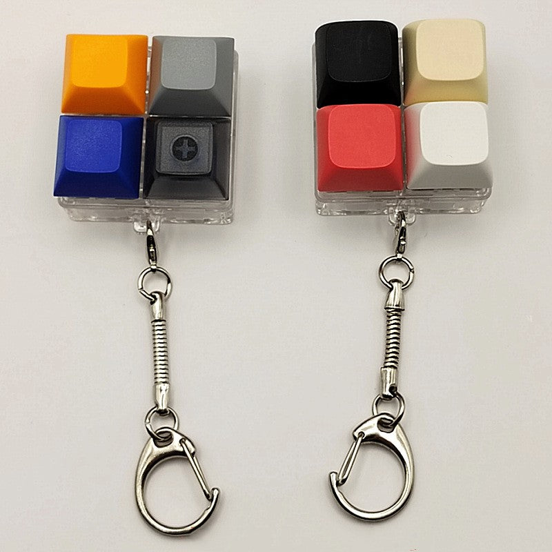 Two-key Four-key Combination Decompression Toy Fingertip Keychain