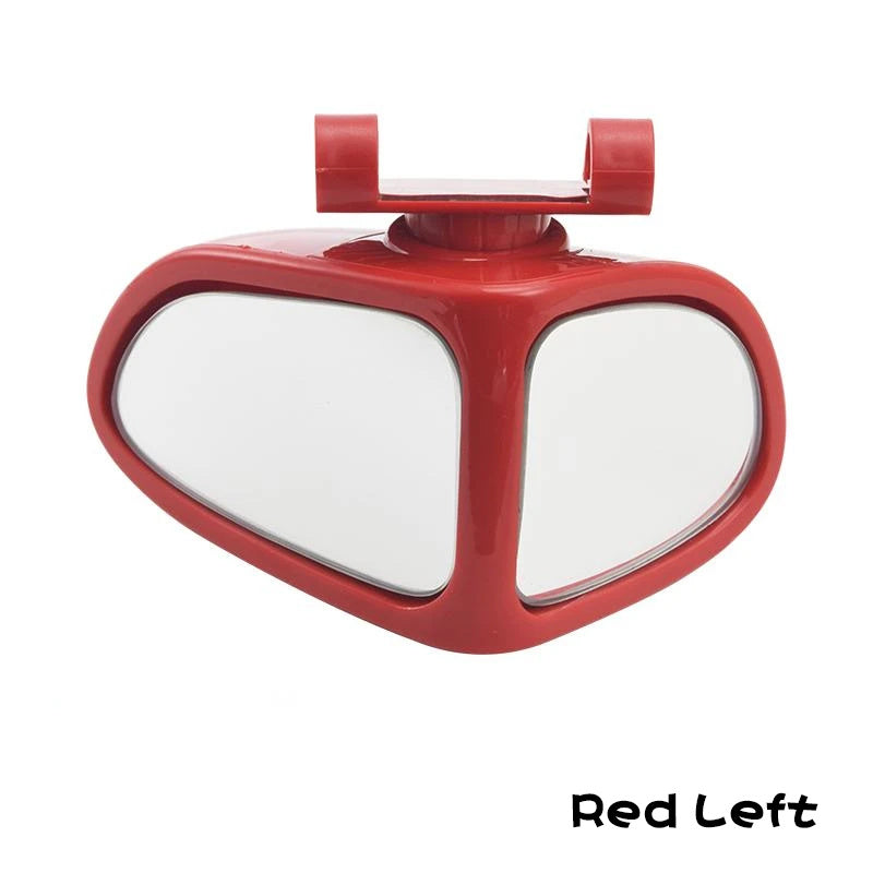 Car Reversing Small Round Mirror Front And Rear Wheel Wide-Angle Mirror Double-Sided Auxiliary Rearview 360 Adjustable Wide Angle Side Rear View Mirror For Car