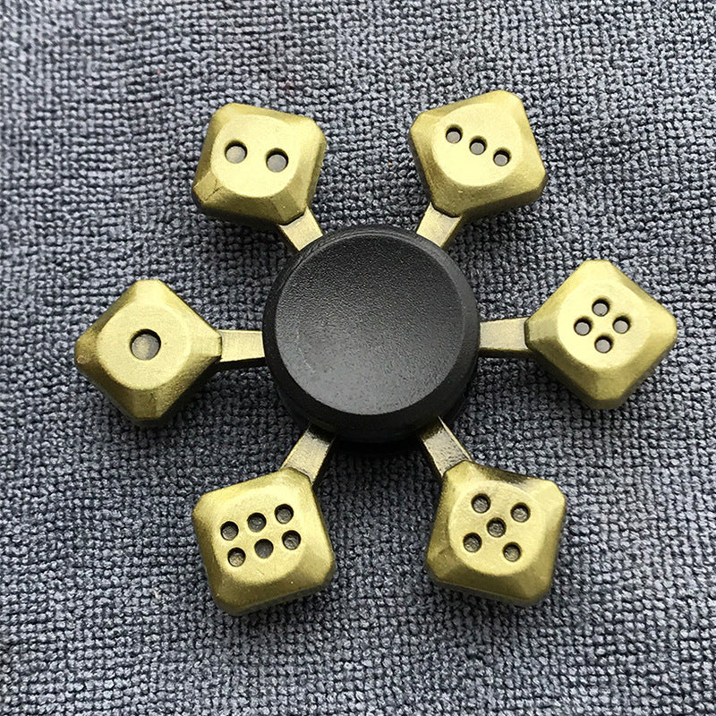 Bronze Alloy Fingertip Gyro Relieving Spinning Top Rotating Hand Spinner