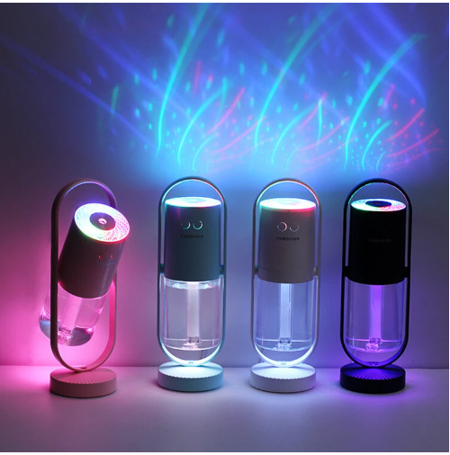 Magic Shadow USB Air Humidifier For Home With Projection Night Lights Ultrasonic Car Mist Maker Mini Office Air Purifier