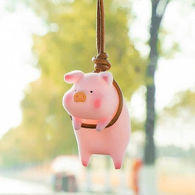 Car Accessories Cute Piggy Car Pendant