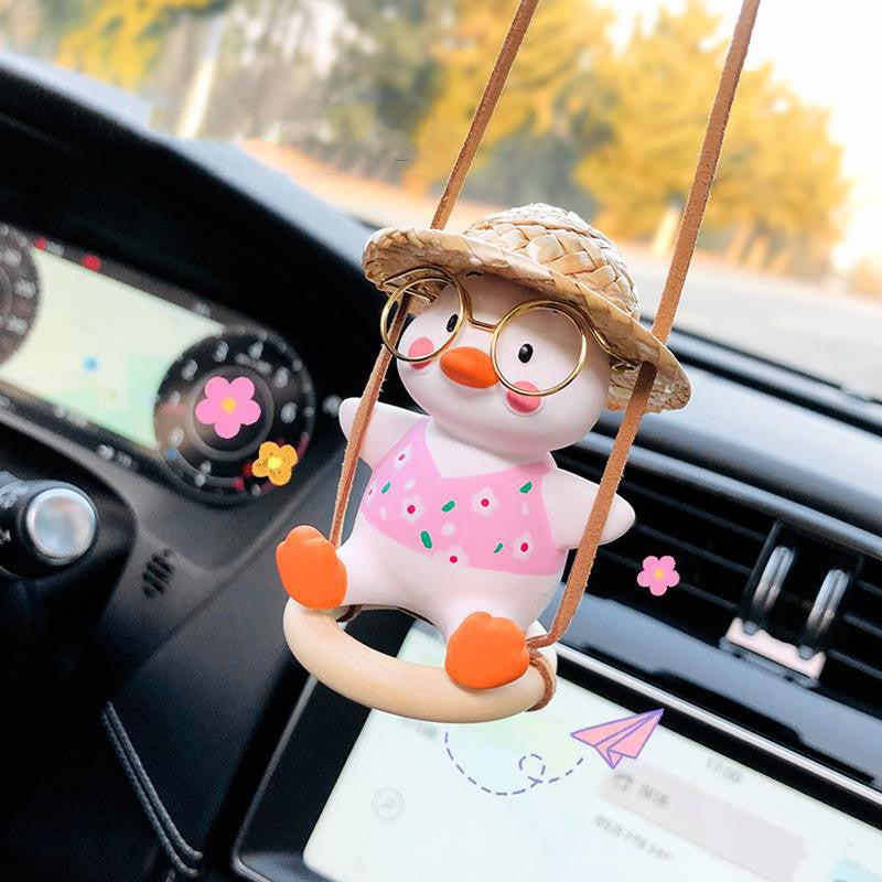 Swing Duck Car Pendant Car Cute Ornaments