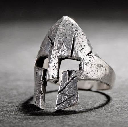 Spartan Hero Helmet Mask Rings