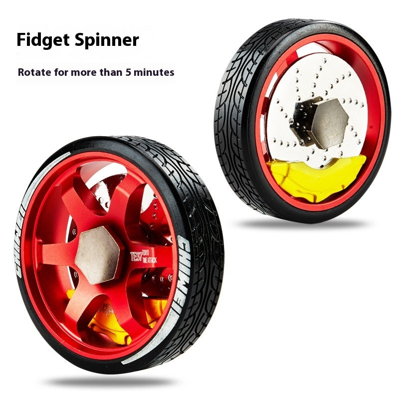 Aluminum Alloy Wheel Hub Fingertip Gyro EDC Decompression Decompression Ornaments
