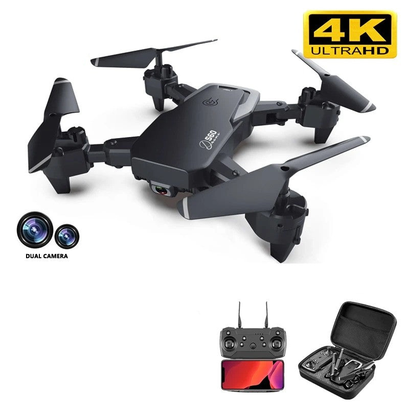 S60 folding 4k dual camera drone