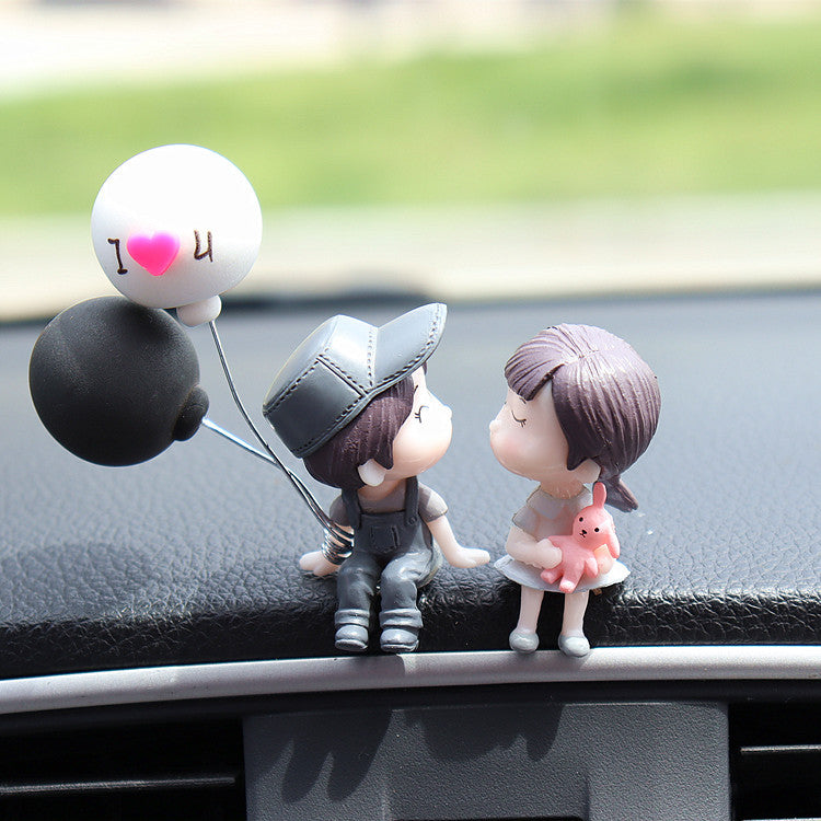 Decorative Ornaments For Couples In Car