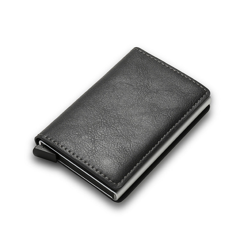 RFID Carbon Fiber Men's Wallet Aluminum Alloy