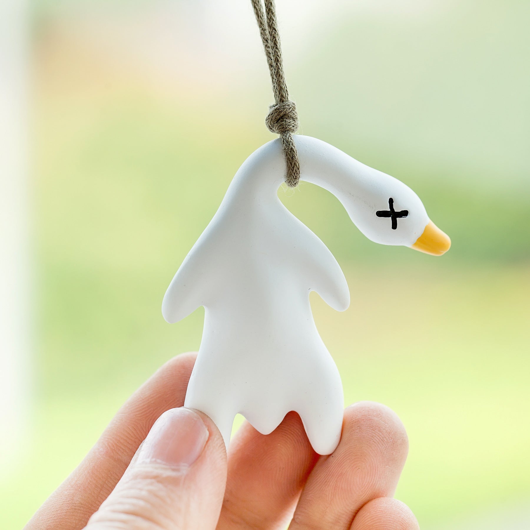 Rear-view Mirror Pendant Decorated With Roast Duck