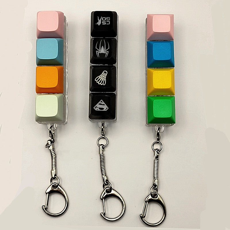 Two-key Four-key Combination Decompression Toy Fingertip Keychain