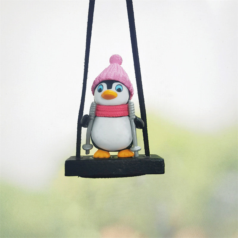 Swing Penguin Car Pendant Decoration Articles