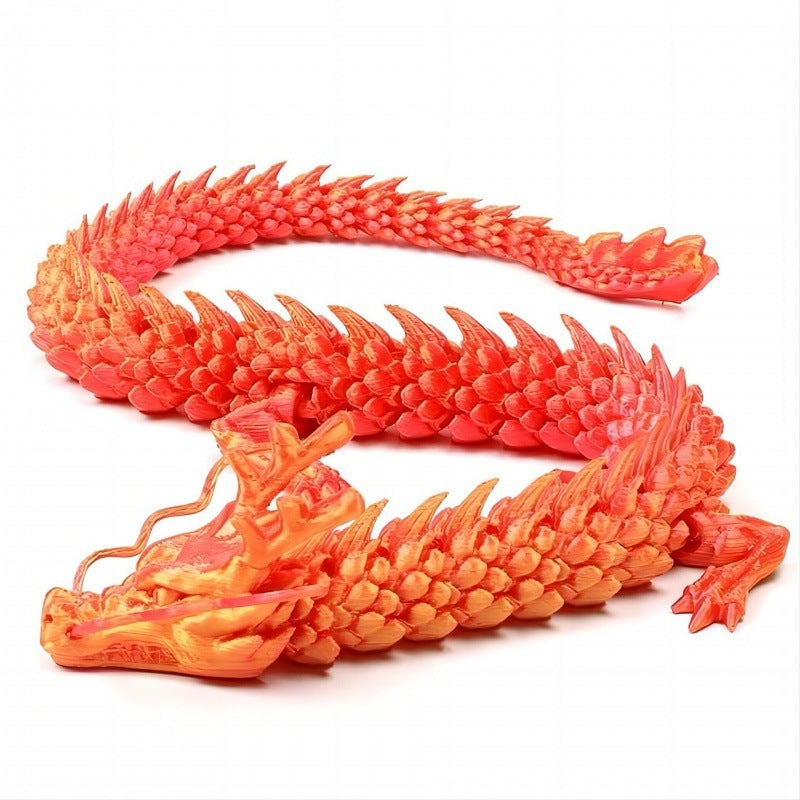 Chinese Dragon Gift 3D Printing Creative Hand-made Car Decoration