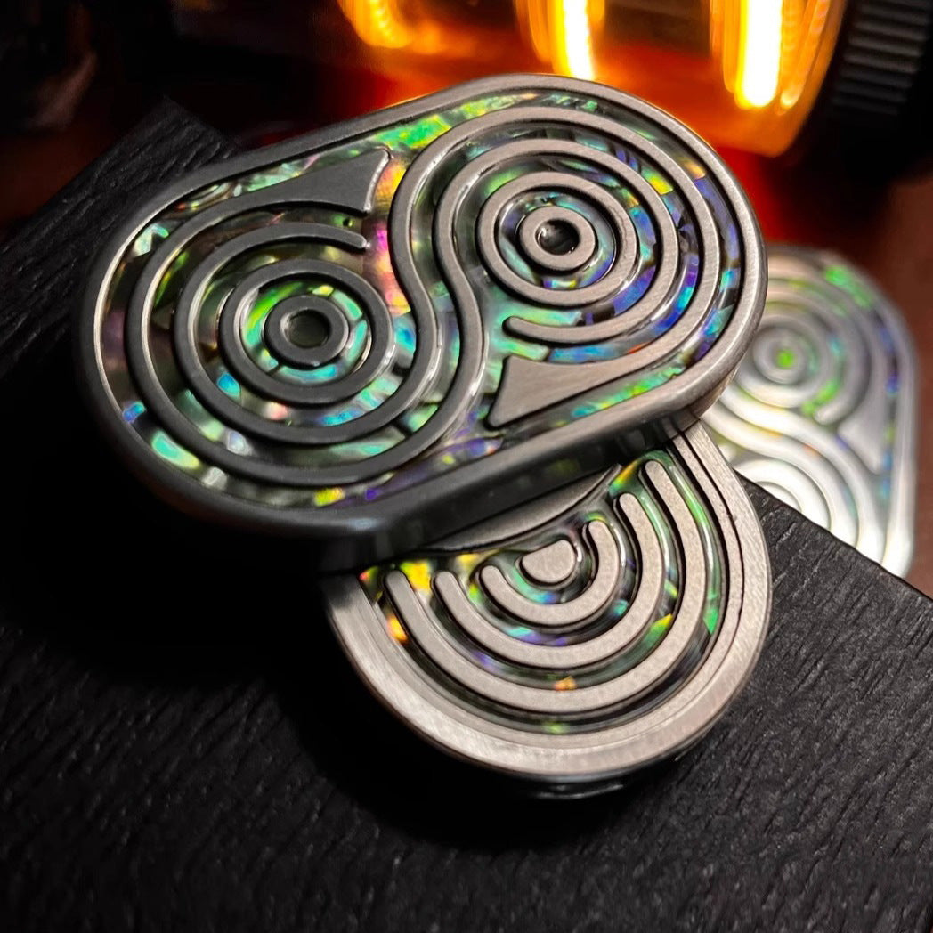 Stainless Steel EDC Hand Push Coin Fingertip Toy