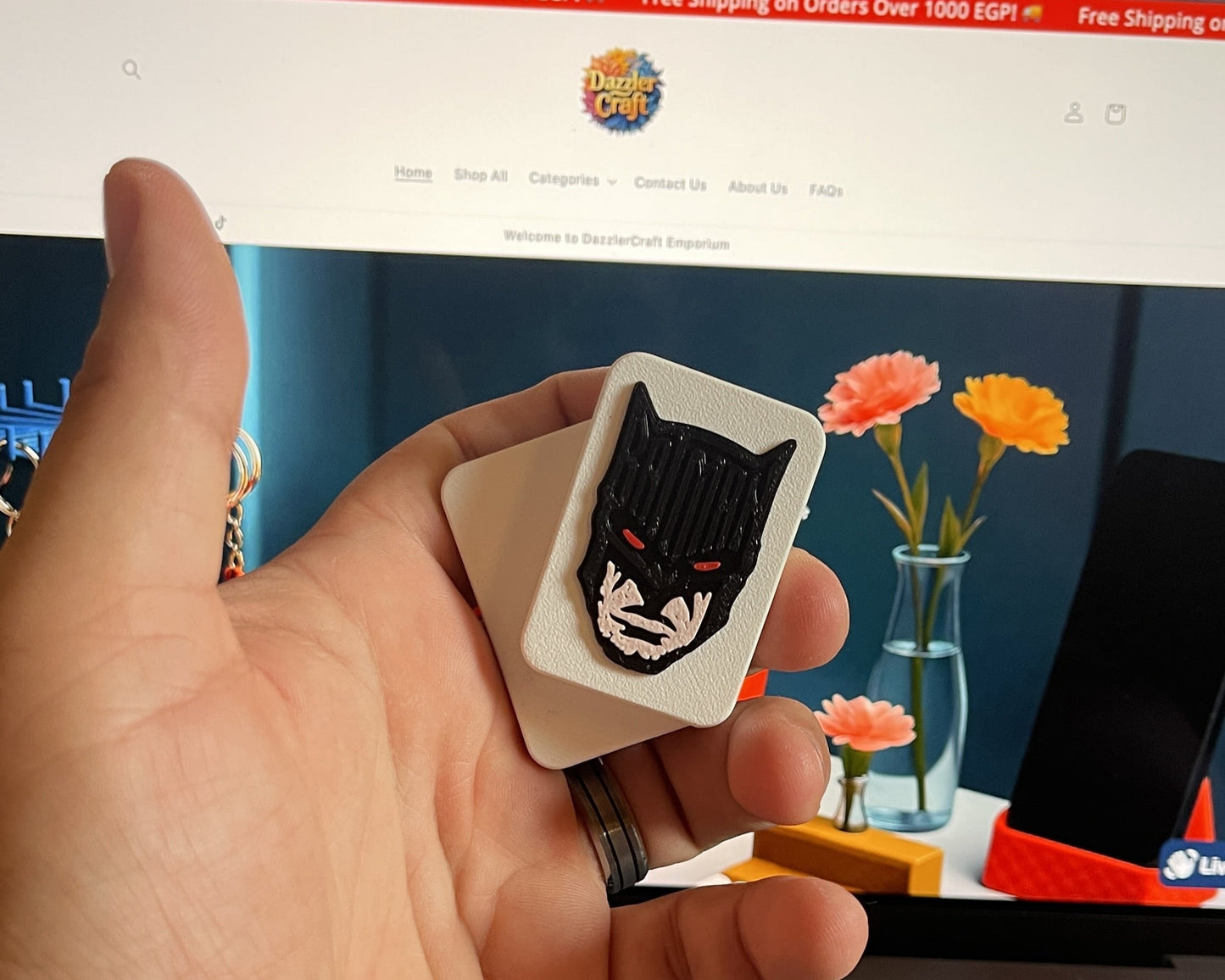 BatSlide™ 22X – Magnetic Fidget Slider (Batman Edition)