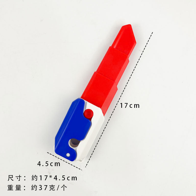 Retractable Radish Knife 3D Gravity Printing Retractable Children's Decompression Toy