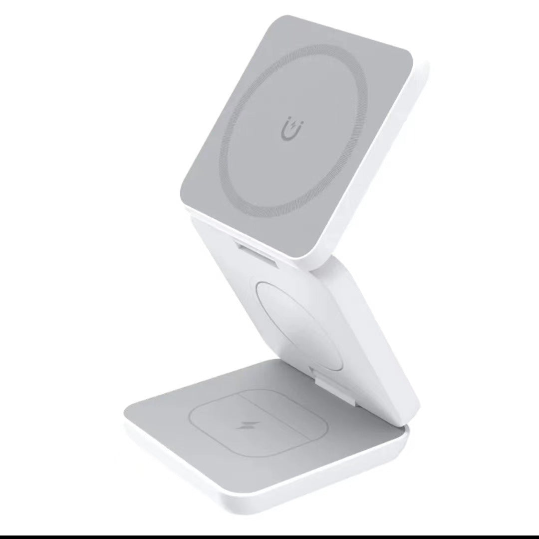 Folding Three-in-one Wireless Charger Magnetic Suction