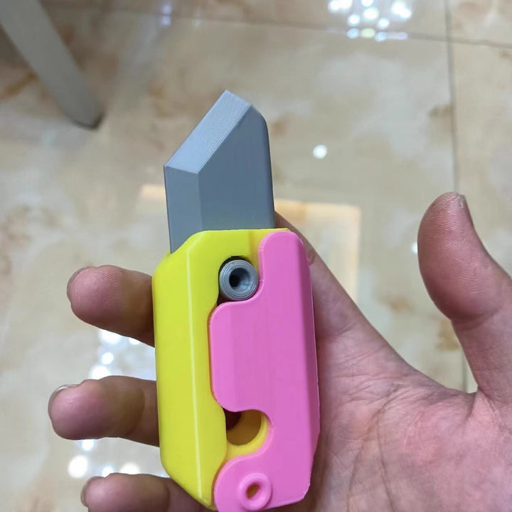 3D Gravity Push Radish Knife Modeling Toy