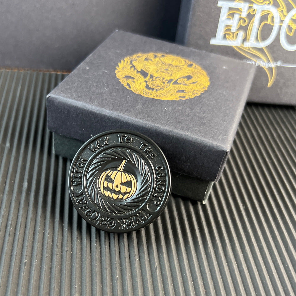 Milk-in-water Pumpkin EDC Push Brand Black Gold Decompression Artifact Toy