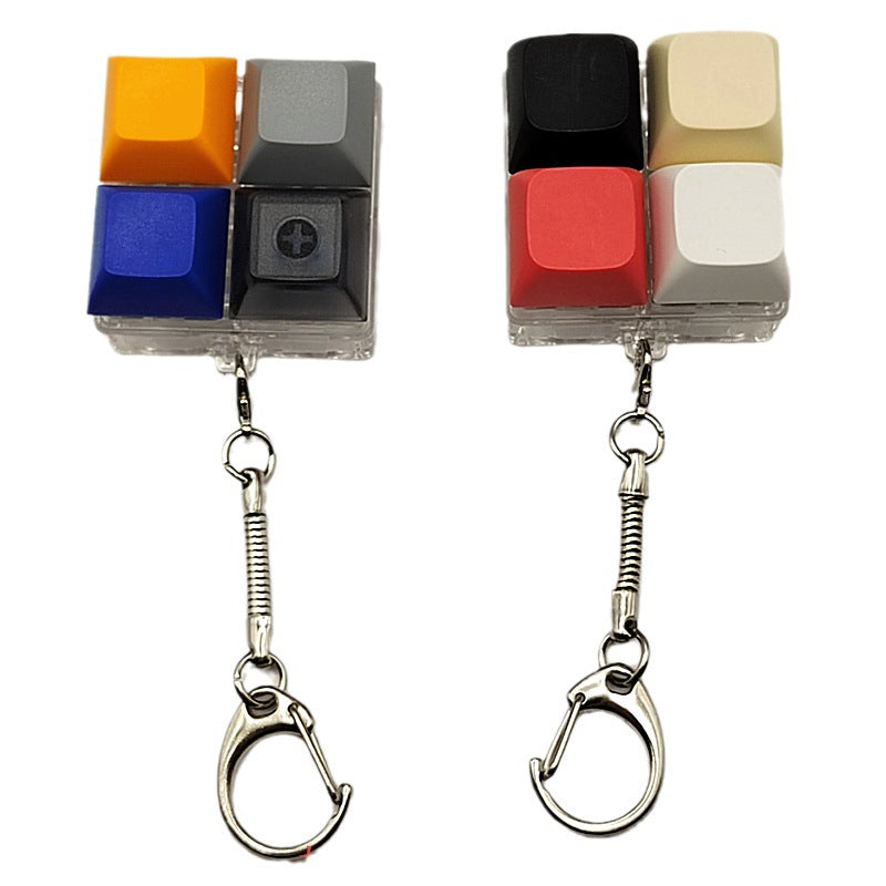 Two-key Four-key Combination Decompression Toy Fingertip Keychain