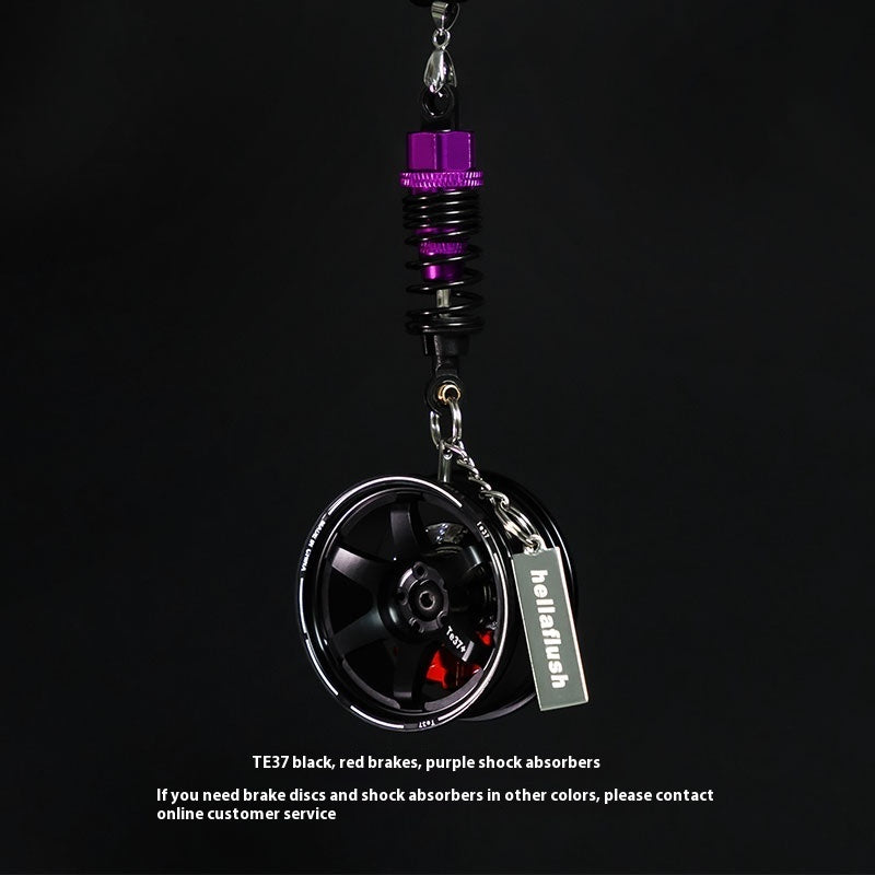 Wheel Hub Car Pendant Pendant Ornament Key Hanger