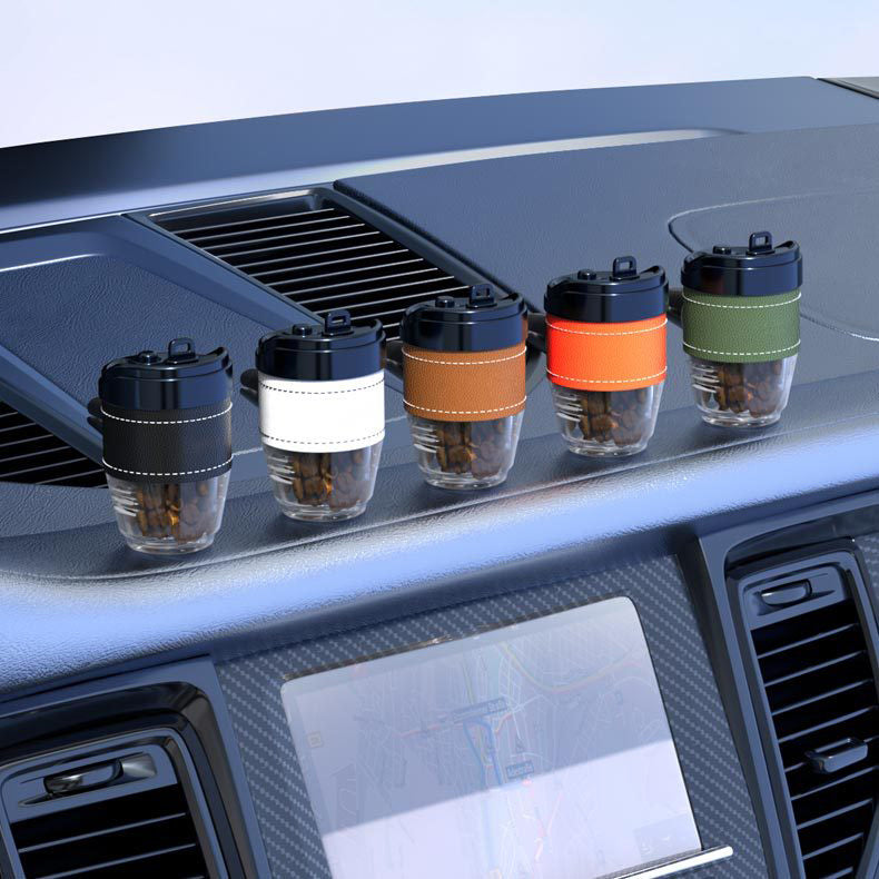 Car Perfume Air Freshener Coffee Beans Fragrance Car Supplies  Auto Accessories Solid Fresh Flavour