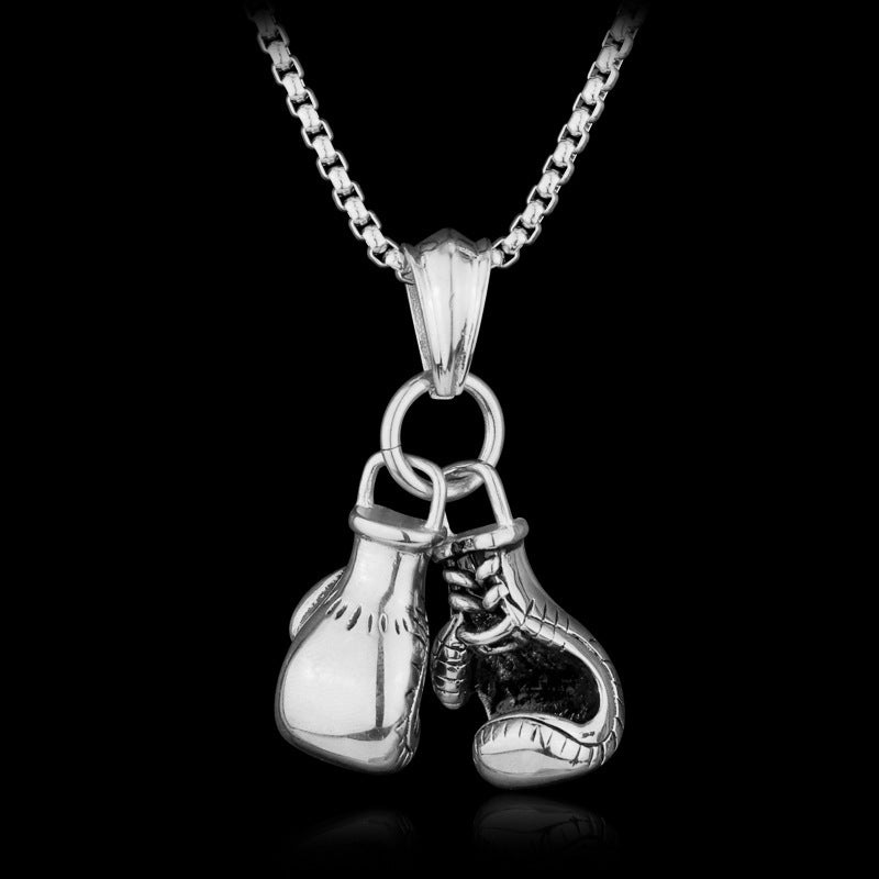 Men's Boxing Gloves Pendant Necklace