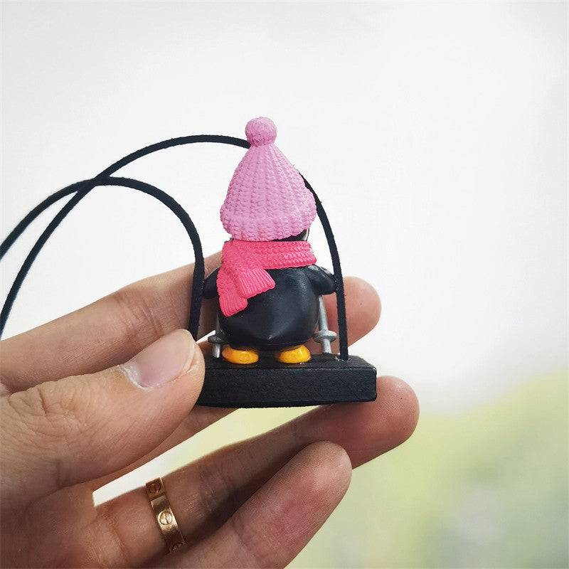 Swing Penguin Car Pendant Decoration Articles