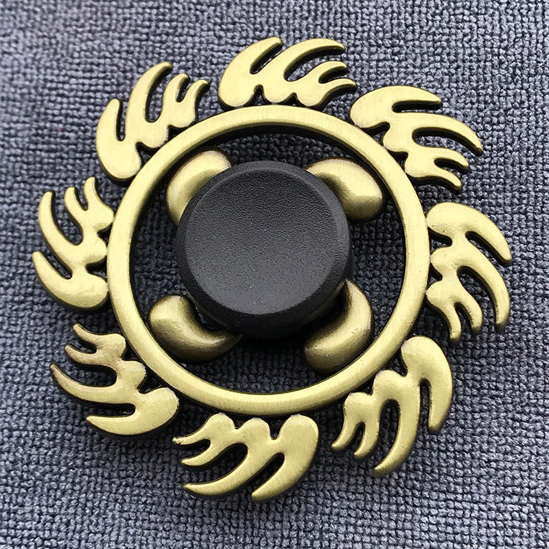 Bronze Alloy Fingertip Gyro Relieving Spinning Top Rotating Hand Spinner