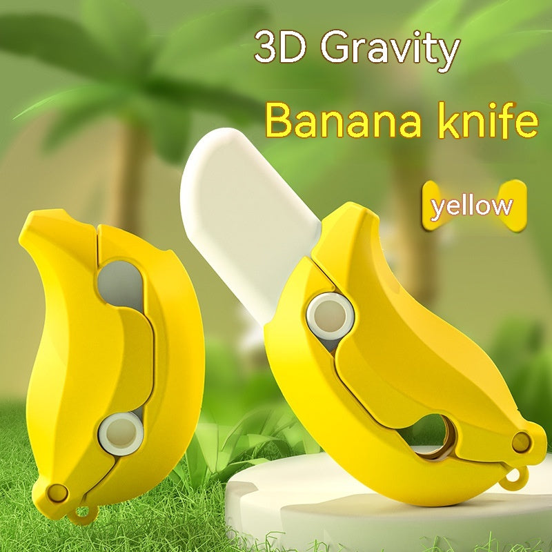 Mini Banana Radish Knife Decompression Toy