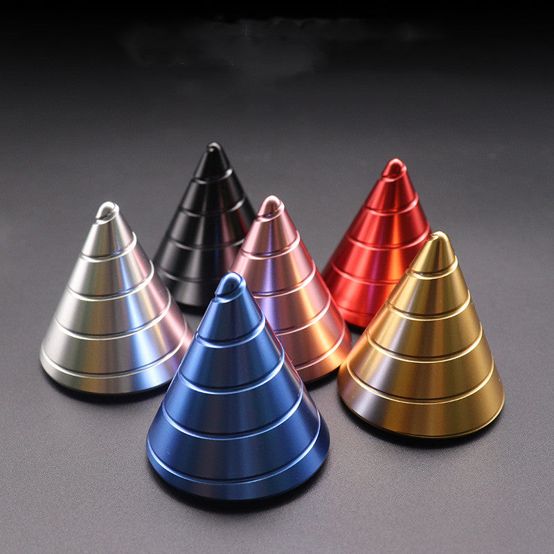 Spherical Toy Desktop Cone Fidget Spinner